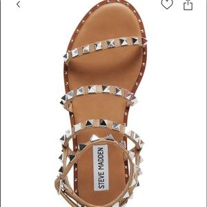 Steve Madden stud flat sandals